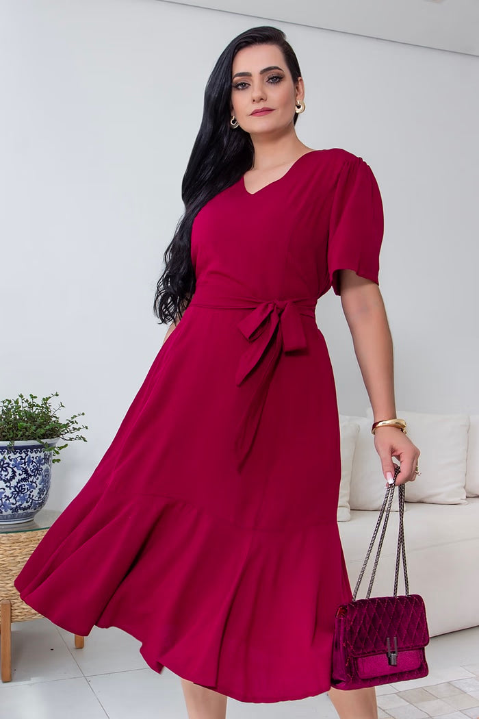 Vestido Midi Viscolinho 2373